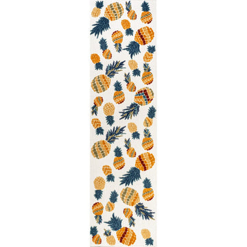 Ananas Bold Pineapple High-low Indoor/outdoor Area Rug